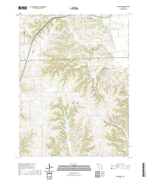 Shearwood, MO — USGS 7.5-minute topo (2021)