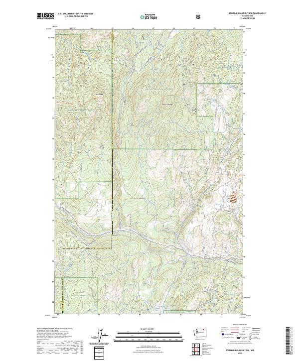Storm King Mountain, WA — USGS 7.5-minute topo (2023)