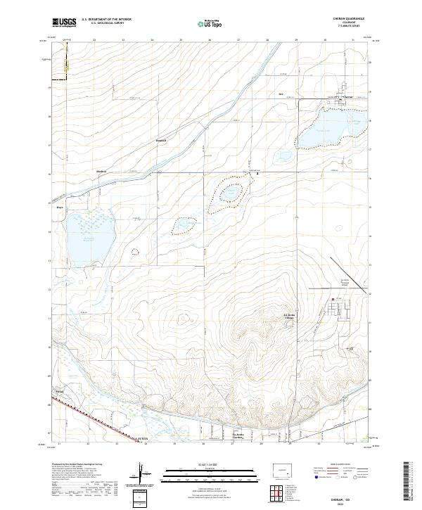 Cheraw, CO — USGS 7.5-minute topo (2022)