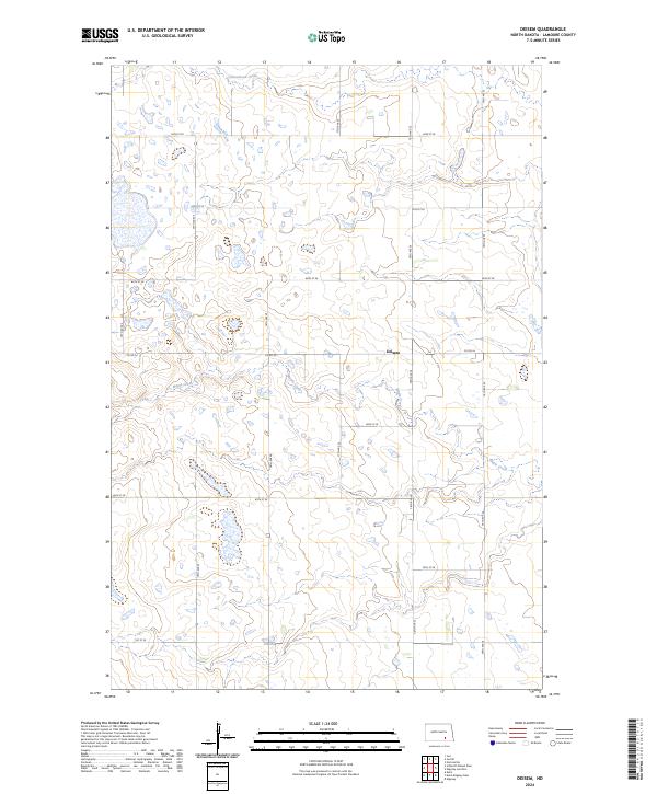 Deisem, ND — USGS 7.5-minute topo (2024)