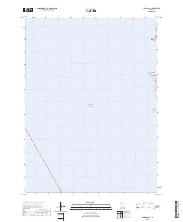 Plug Peak NE, UT — USGS 7.5-minute topo (2023)