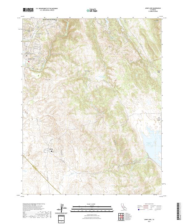 Jenny Lind, CA — USGS 7.5-minute topo (2021)