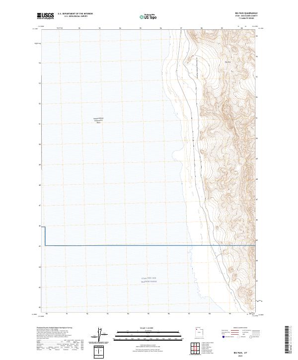 Big Pass, UT — USGS 7.5-minute topo (2023)