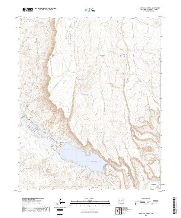 Santa Ana Pueblo, NM — USGS 7.5-minute topo (2023)