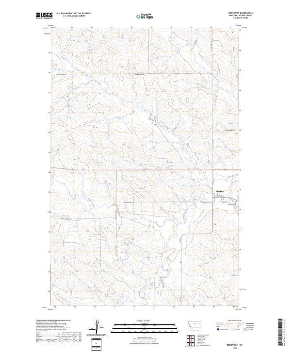 Brockway, MT — USGS 7.5-minute topo (2024)