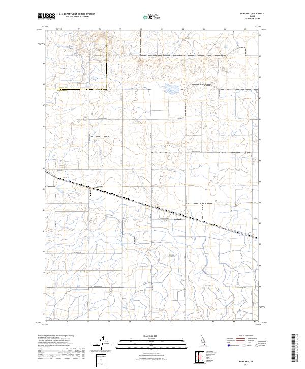 Norland, ID — USGS 7.5-minute topo (2023)