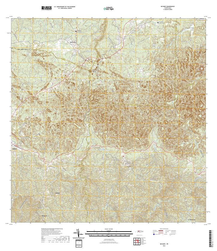 Bayaney, PR — USGS 7.5-minute topo (2024)