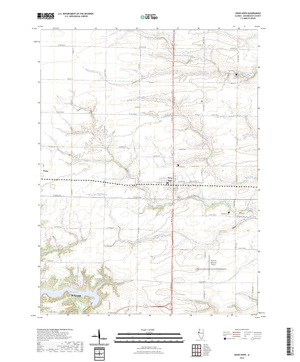 Good Hope, IL — USGS 7.5-minute topo (2024)