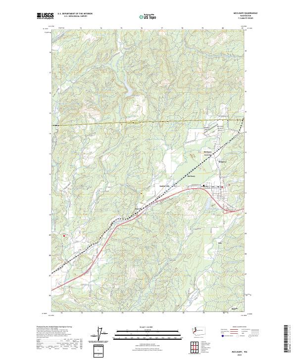 McCleary, WA — USGS 7.5-minute topo (2023)