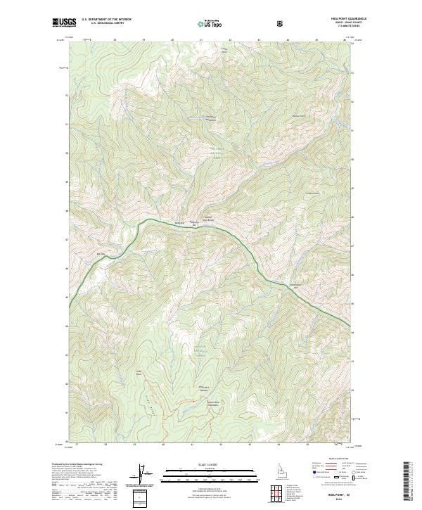 Hida Point, ID — USGS 7.5-minute topo (2024)