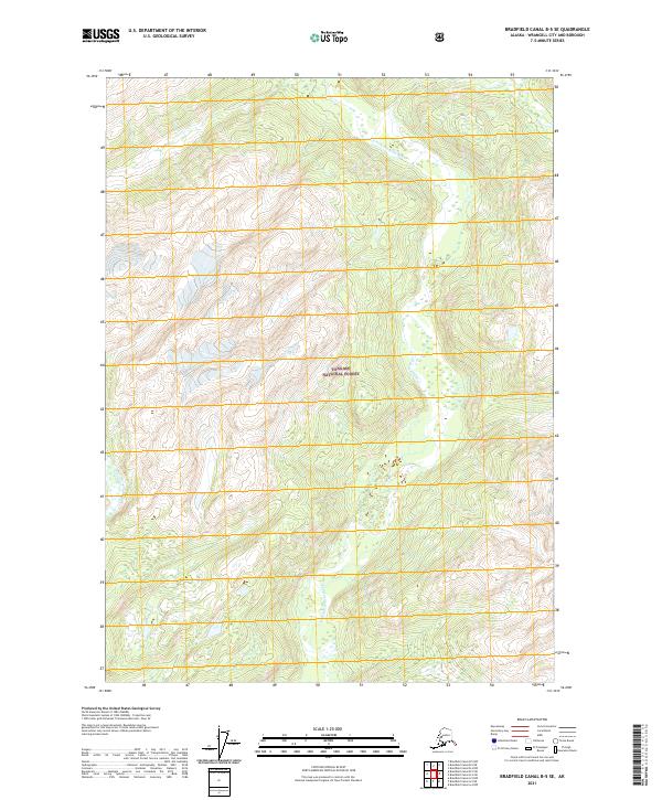 Bradfield Canal B-5 SE, AK — USGS 7.5-minute topo (2021)
