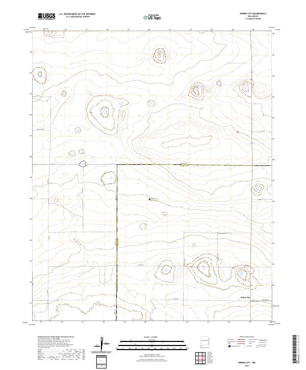 Weber City, NM — USGS 7.5-minute topo (2023)