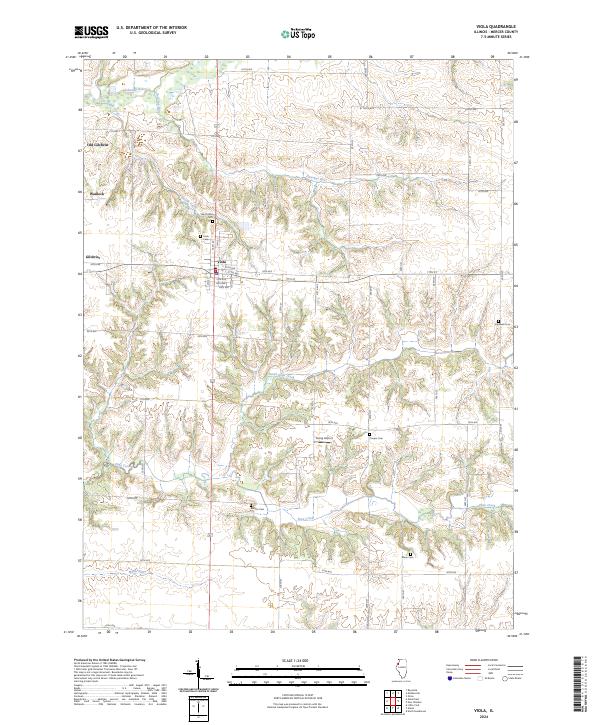 Viola, IL — USGS 7.5-minute topo (2024)