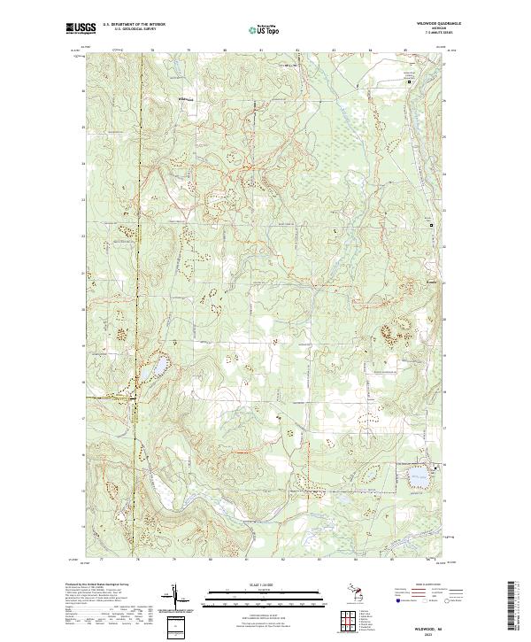 Wildwood, MI — USGS 7.5-minute topo (2023)