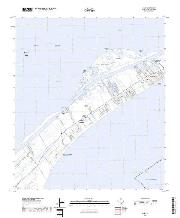 Flake, TX — USGS 7.5-minute topo (2025)