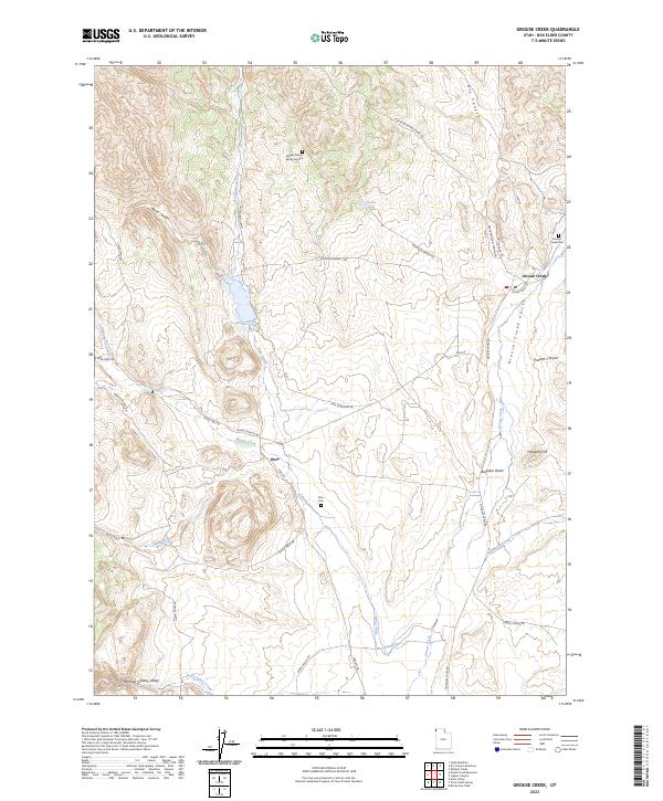 Grouse Creek, UT — USGS 7.5-minute topo (2023)