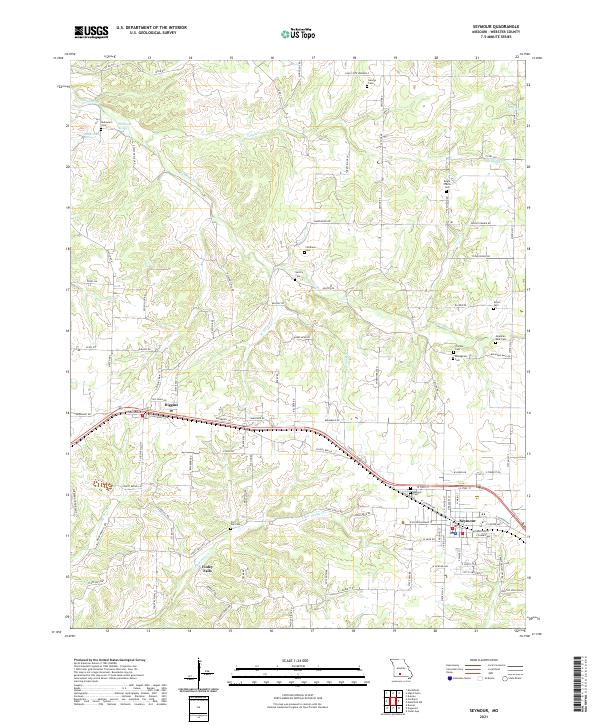 Seymour, MO — USGS 7.5-minute topo (2021)