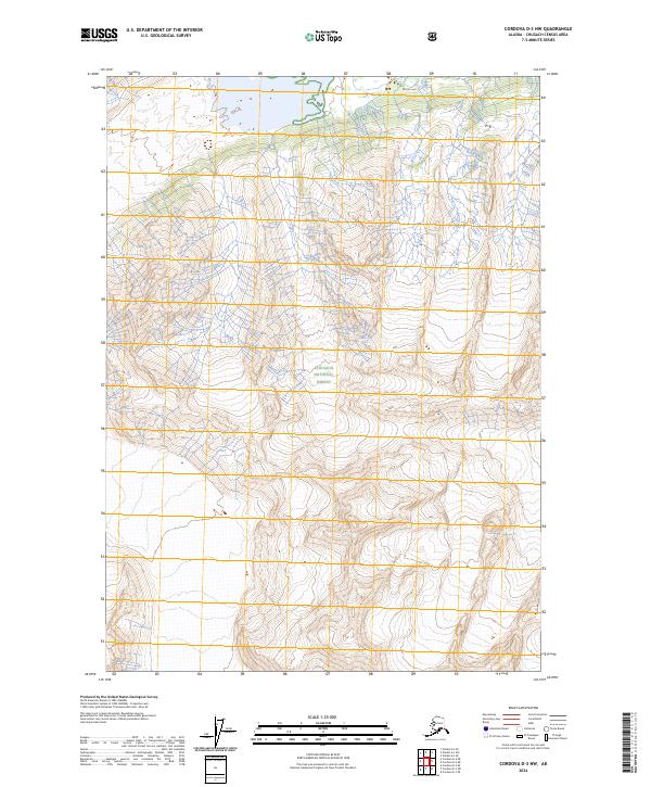 Cordova D-3 NW, AK — USGS 7.5-minute topo (2024)