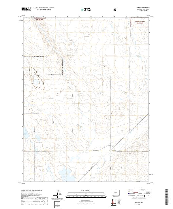 Cornish, CO — USGS 7.5-minute topo (2022)