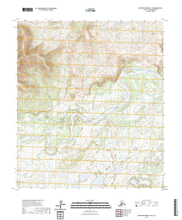 Kantishna River A-2 SW, AK — USGS 7.5-minute topo (2024)