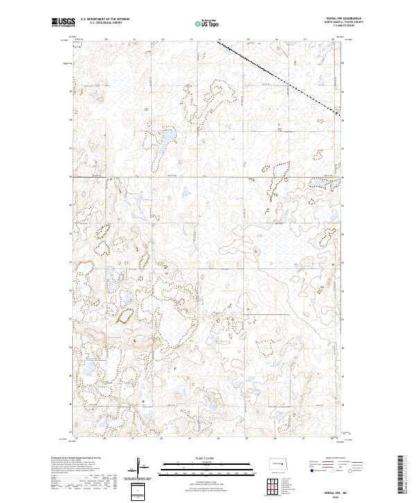 Kensal NW, ND — USGS 7.5-minute topo (2024)