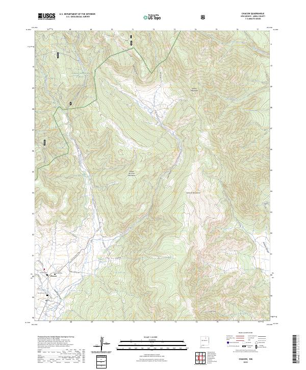 Chacon, NM — USGS 7.5-minute topo (2023)