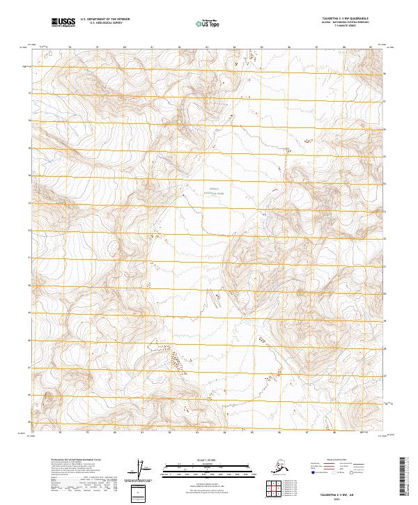 Talkeetna C-3 NW, AK — USGS 7.5-minute topo (2023)