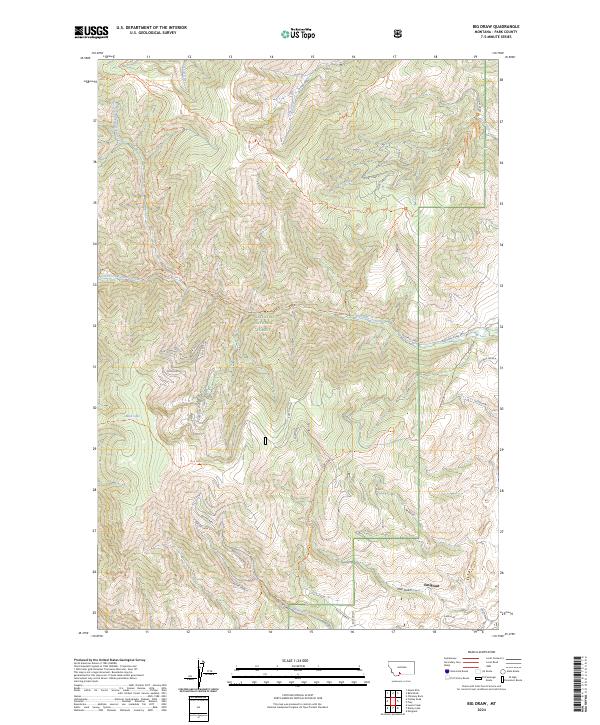 Big Draw, MT — USGS 7.5-minute topo (2024)
