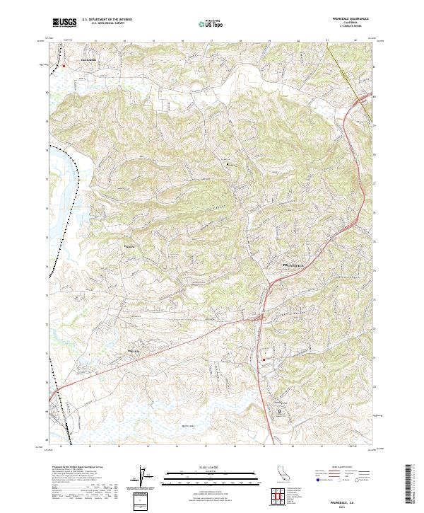 Prunedale, CA — USGS 7.5-minute topo (2021)
