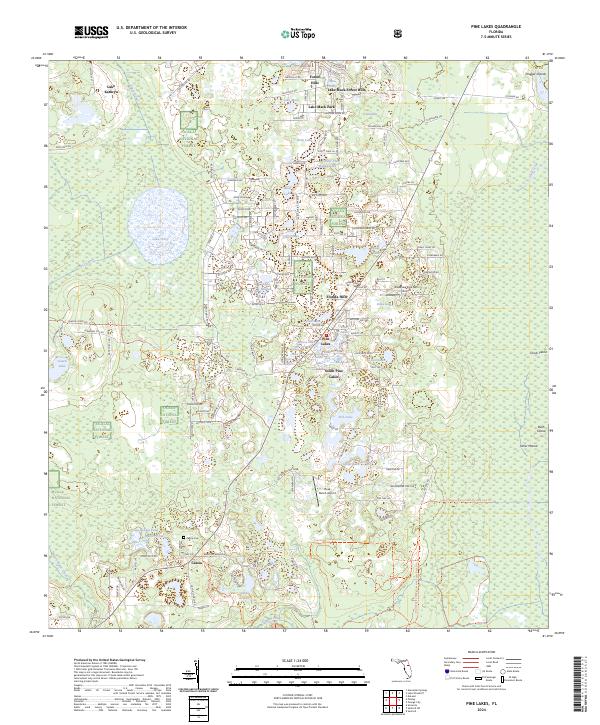 Pine Lakes, FL — USGS 7.5-minute topo (2024)