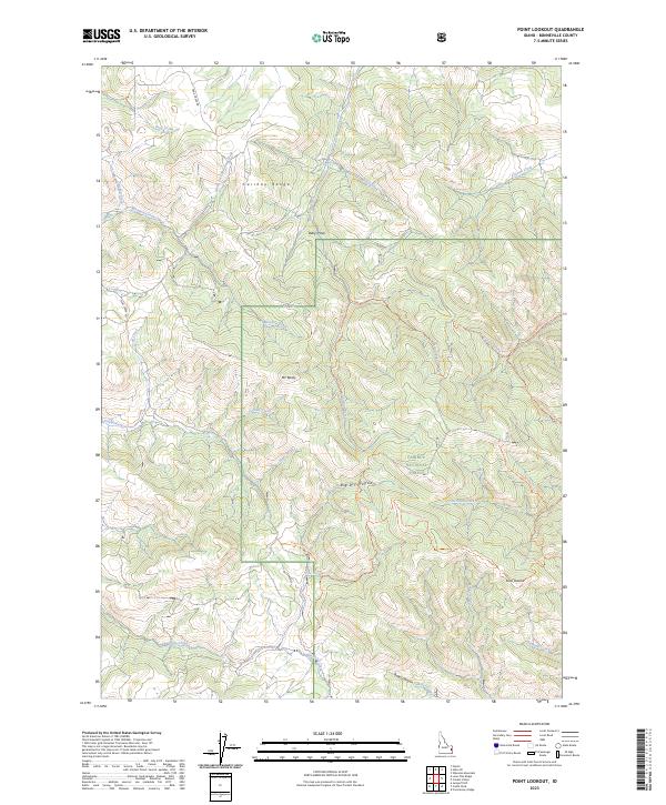 Point Lookout, ID — USGS 7.5-minute topo (2023)