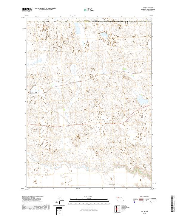 Eli, NE-SD — USGS 7.5-minute topo (2021)