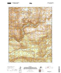 Iliamna A-8 SE, AK — USGS 7.5-minute topo (2019)