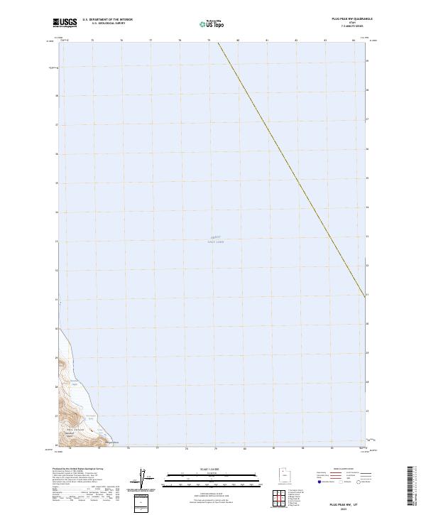 Plug Peak NW, UT — USGS 7.5-minute topo (2023)