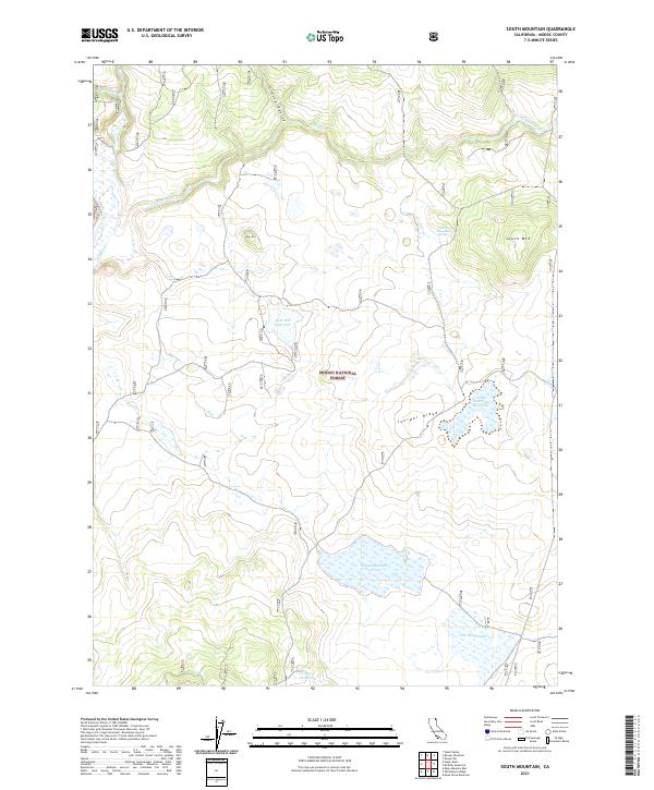South Mountain, CA — USGS 7.5-minute topo (2021)