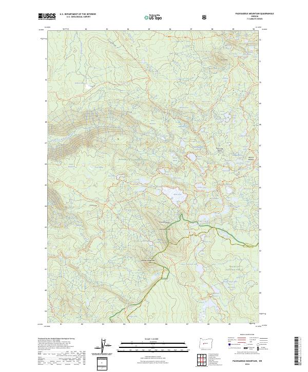 Packsaddle Mountain, OR — USGS 7.5-minute topo (2024)