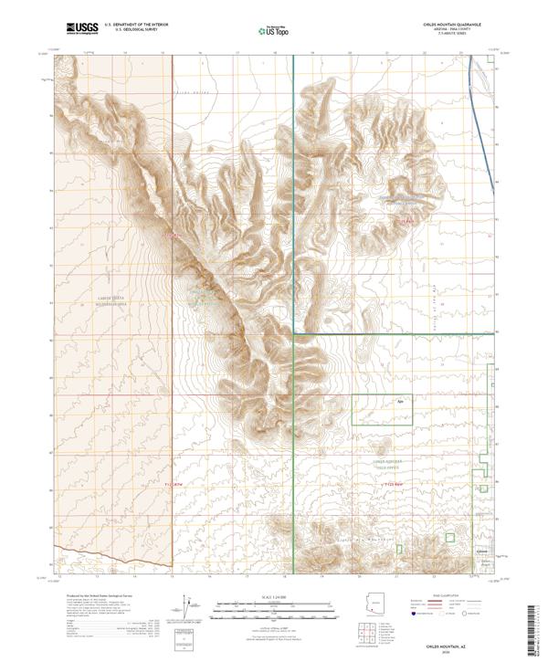 Childs Mountain, AZ — USGS 7.5-minute topo (2026)
