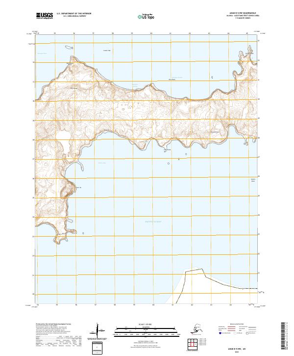 Adak B-5 NW, AK — USGS 7.5-minute topo (2021)