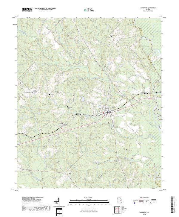 Glenwood, GA — USGS 7.5-minute topo (2024)