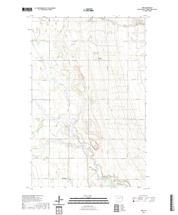 Orr, ND — USGS 7.5-minute topo (2024)