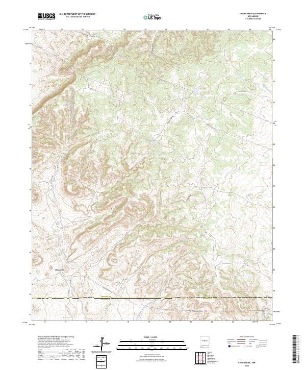 Chupadera, NM — USGS 7.5-minute topo (2023)