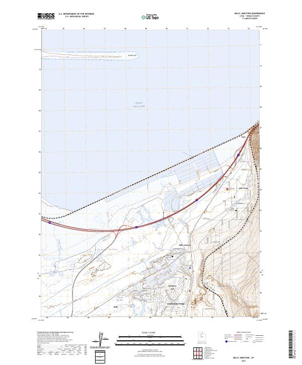 Mills Junction, UT — USGS 7.5-minute topo (2023)
