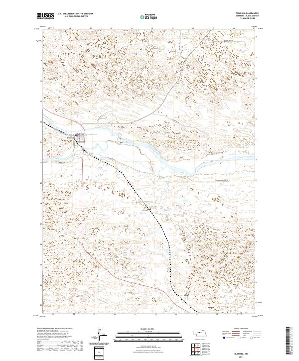 Dunning, NE — USGS 7.5-minute topo (2021)