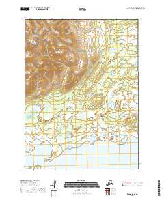 Iliamna D-5 SE, AK — USGS 7.5-minute topo (2018)