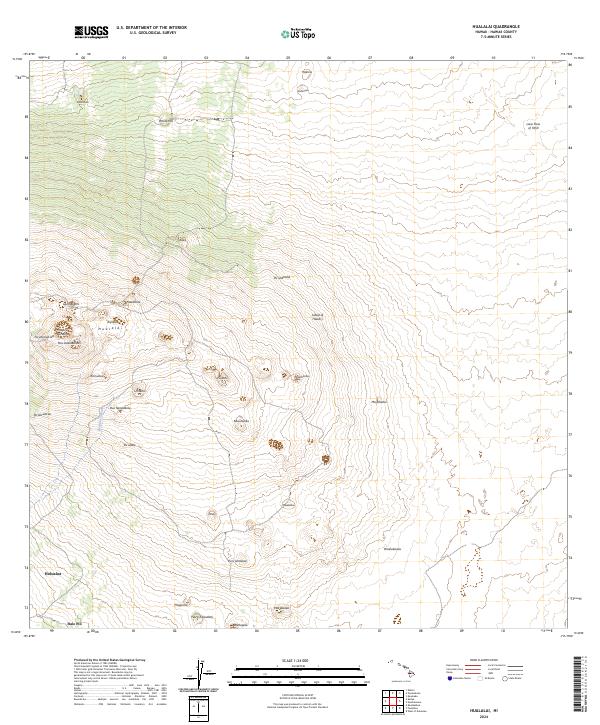 Hualalai, HI — USGS 7.5-minute topo (2024)