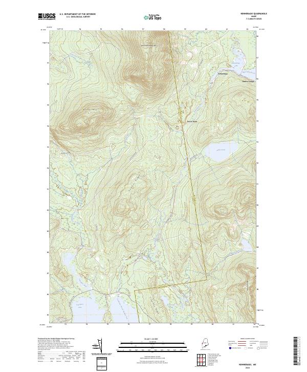 Kennebago, ME — USGS 7.5-minute topo (2024)