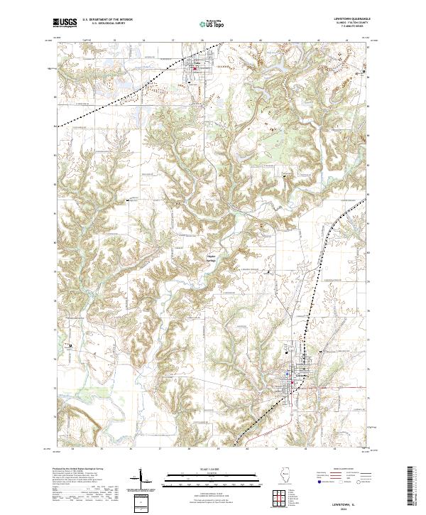 Lewistown, IL — USGS 7.5-minute topo (2024)