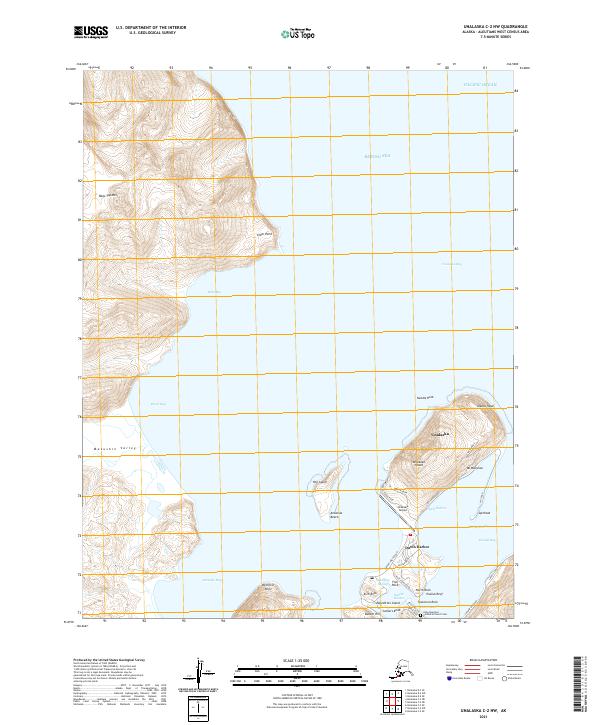 Unalaska C-2 NW, AK — USGS 7.5-minute topo (2021)