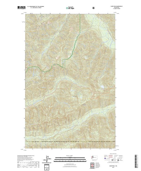 Slide Peak, WA — USGS 7.5-minute topo (2023)
