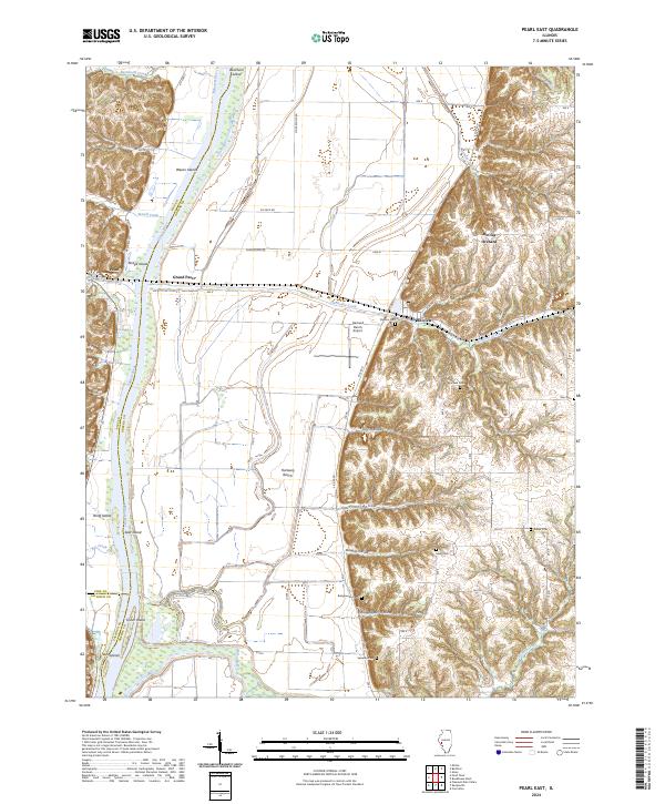 Pearl East, IL — USGS 7.5-minute topo (2024)
